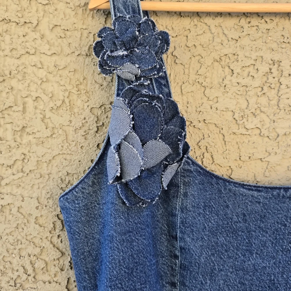 Avec Les Filles Denim Mini Dress - Picture 4 of 9